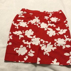 Talbots Florals Skirt Size M-10P